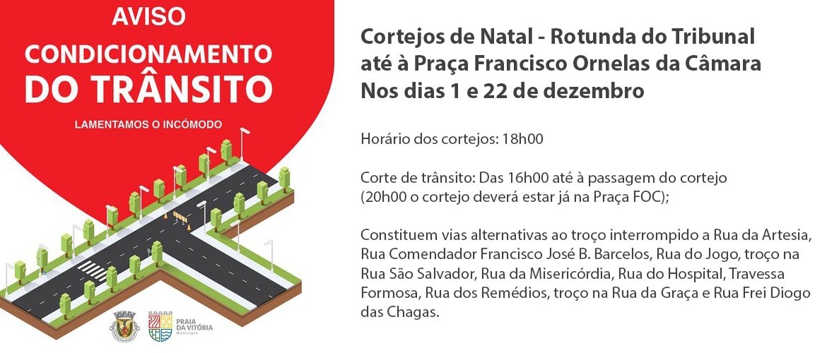 Condicionamento Trânsito - Cortejo Natal